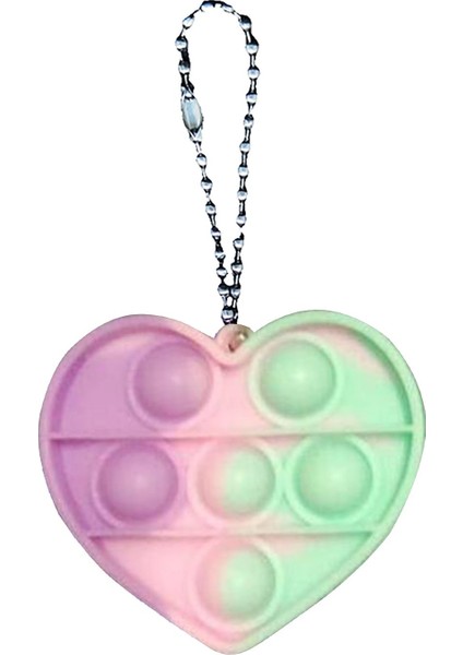 No.25 Tarzı Mini Pops Fidget Oyuncak Basit Dimple - Anahtarlık Itme Kabarcık Silikon Anksiyete Duyusal Adhd Çocuklar Için (Yurt Dışından)