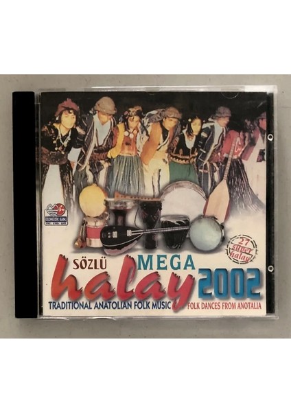 Sözlü Mega Halay 2002 CD (Orjinal Dönem Baskı Cd)