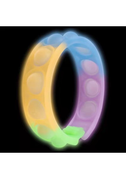 Renkli-Y-4 Tarzı Gökkuşağı Kabarcık Patlama Çocuklar Fidget Oyuncakları Duyusal Özel Ihtiyaçları - Sıkıştırılabilir Basit Dimple Fidget Oyuncak (Yurt Dışından)