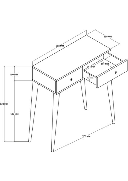 6035 Odesa (Ahşap Ayaklı) 2 Çekmeceli Dresuar Sepet-Yunus fiyatları