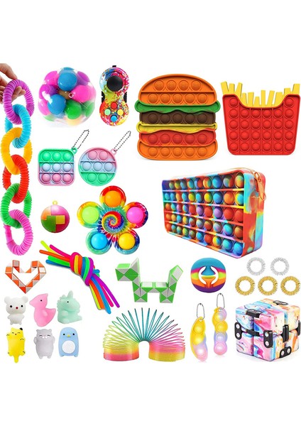 R Stili Fidget Oyuncak Seti Yetişkin Çocuk Pres Kabarcık Duyusal Masaüstü Eğitici Oyuncaklar Sıkılabilir Kawaii (Yurt Dışından)