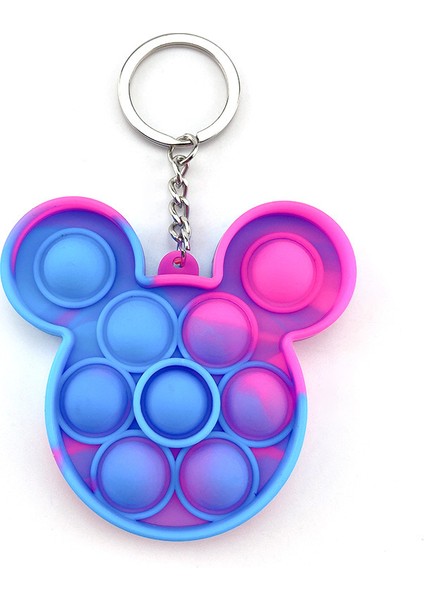 No.1 Tarzı Yetişkin Çocuklar Için Eğlenceli Sıkıştırılabilir Oyuncaklar - Anahtarlık Autism Squishy Hassas Oyuncaklar Süper Küçük Basın Kabarcık Duyusal Oyuncak (Yurt Dışından)