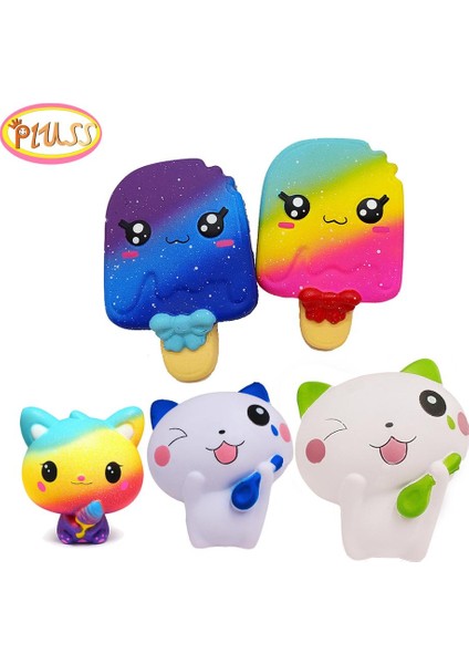 9.8CMX11.5CM Stili Sevimli Dev Jumbo Squishy Kawaii Dondurma Kokulu Unicorn Kek Sıkıştırılabilir Yavaş Yükselen Oyuncak Hediye Çocuklar Için (Yurt Dışından)