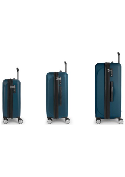 Ocean Serisi 3'lü Valiz Seti (Kabin, Orta ve Büyük) Ocean Turkuaz fiyatları