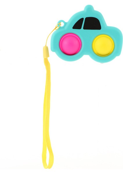 No.92 Tarzı Sekiz Gezegen Basit Dimple Pop Fidget Duyusal Oyuncak Anahtarlık Tahtası Anksiyete Oyuncak Çocuklar Için (Yurt Dışından)