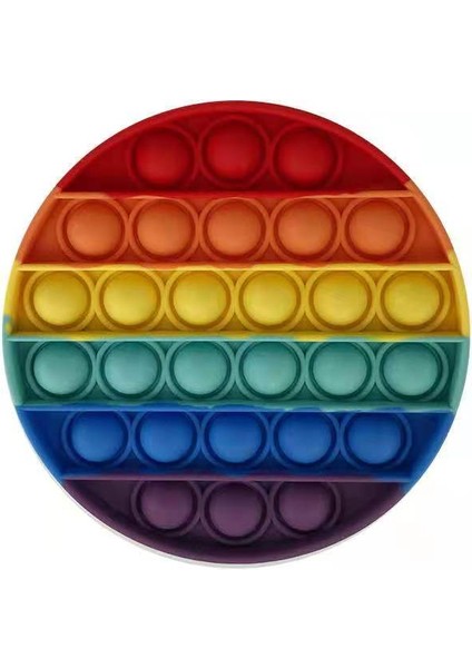 Koyu Gri Tarzı Yeni Pop Fidget Oyuncakları Çocuklar ve Yetişkinler Için Renkli Basın Kabarcık Oyuncakları Türkiye'de (Yurt Dışından)