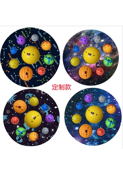 N-6 Stili Sadece Dört Basit Dimple Sekiz Gezegen Fidget Oyuncakları Popit Yumuşak Sıkma - Hediye Kutusu Poppit - (Yurt Dışından) indirimleri