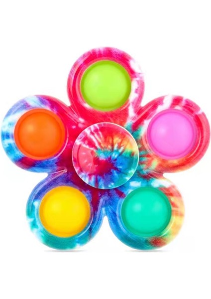 Koyu Kırmızı Tarzı Gökkuşağı Kabarcık Patlama Çocuklar Fidget Oyuncakları Duyusal Özel Ihtiyaçları - Sıkıştırılabilir Basit Dimple Fidget Oyuncak (Yurt Dışından)