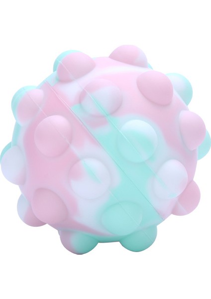 Pastel Tarzı Yeni Popits 3D Topu Küp Gökkuşağı Topu Kawaii Oyun Oyunu Hava Oyuncakları Pioneer Yuvarlak Top Çocuk Için (Yurt Dışından)