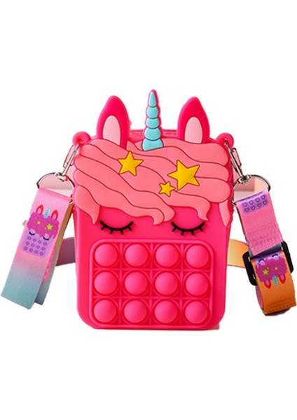 Panda-1 Tarzı Pop It Fidget Oyuncakları Sevimli Anime Unicorn Pop Sevimli Panda Itme Kabarcık Saklama Çantası Çantası Duyusal - Çocuk Hediyesi - Türkçe (Yurt Dışından)