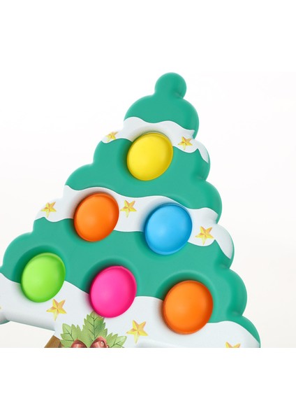 Noel Baba Stili Çocuklar ve Yetişkinler Için Fidget Oyuncaklar Yılbaşı Ağacı Noel Baba Karlar Adamı Topu Anahtarlık Hediye (Yurt Dışından)
