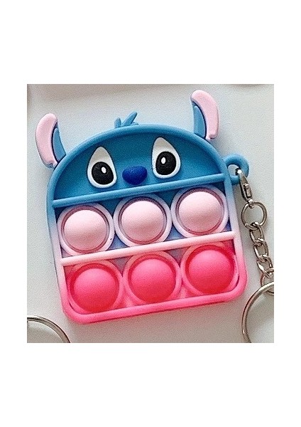 No.7 Tarzı Fidget Oyuncaklar Pops Popper Duyusal Popet Silikon Itme Balon Anahtarlık Popite Poppit Çözme Oyuncakları Için Anahtarlık (Yurt Dışından)