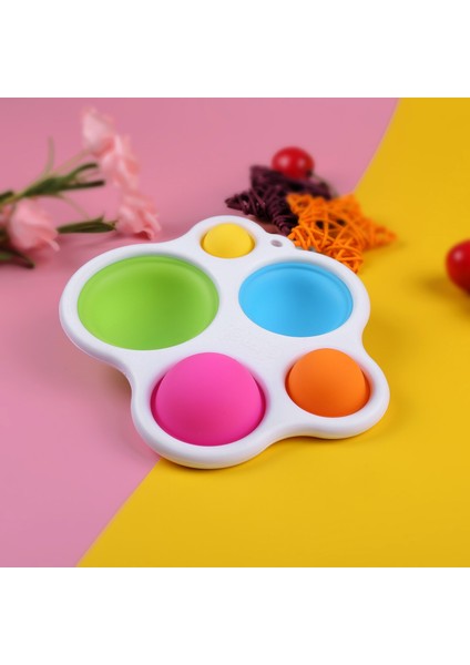 3 Adet Set Stili Oyuncağı Basit Dimple Oyuncak Bebek Fidget Oyuncaklar Paketi Bebek Bebek Erken Eğitim Oyuncak (Yurt Dışından)