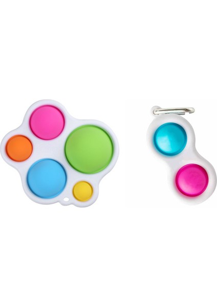 3 Adet Set Stili Oyuncağı Basit Dimple Oyuncak Bebek Fidget Oyuncaklar Paketi Bebek Bebek Erken Eğitim Oyuncak (Yurt Dışından)