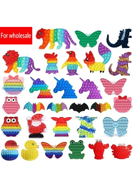 Cüzdan Stegosaur Bu Stili Pop Oyuncak Basit Dimple Gökkuşağı Itme Bubble Popits Sıkma Oyuncakları Paketi Kabarcıklar Cüzdan Çanta Oyuncak Çocuklar Için (Yurt Dışından)