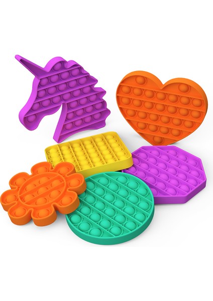 No.55 Tarzı - Oyuncak Pop It Bas Bastır Kabarcıklar Basit Dimple Oyuncaklar Çocuklar ve Yetişkinler Ihtiyaçlar Sıkıştırılabilir Duyular Oyuncaklar (Yurt Dışından)