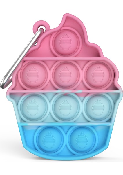 Cupcake Tarzı Yeni Itme Kabarcık Fidget Oyuncakları Seti Yetişkinler Çocuklar Duyusal Sıkıştırma Oyuncakları- (Yurt Dışından)