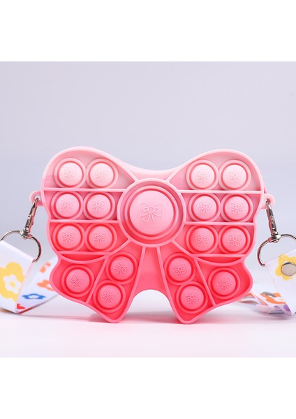 No.14 Tarzı Kızlar Için Sevimli Kurdele Fidget Oyuncakları Popit Spotify Premium Çanta Yetişkin Dokunma Kabarcık Moda Fidget Çanta Hediye (Yurt Dışından)