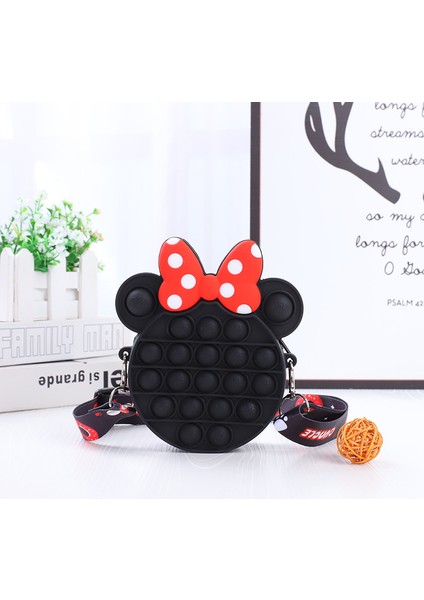 No.14 Tarzı Kızlar Için Sevimli Kurdele Fidget Oyuncakları Popit Spotify Premium Çanta Yetişkin Dokunma Kabarcık Moda Fidget Çanta Hediye (Yurt Dışından)