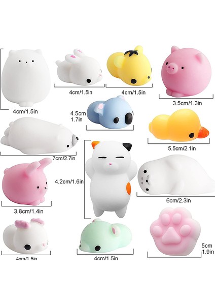 Mühür Tarzı Mochi Sıkıştırılabilir Hayvan Oyuncakları Oyuncaklar Mochi Hayvanlar Oyuncaklar Mini Hayvanlar Kedi Sevimli Kawaii Oyuncak Noel Hediyesi (Yurt Dışından) fırsatları