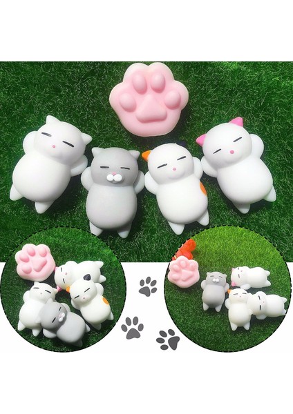 Mühür Tarzı Mochi Sıkıştırılabilir Hayvan Oyuncakları Oyuncaklar Mochi Hayvanlar Oyuncaklar Mini Hayvanlar Kedi Sevimli Kawaii Oyuncak Noel Hediyesi (Yurt Dışından) indirimleri