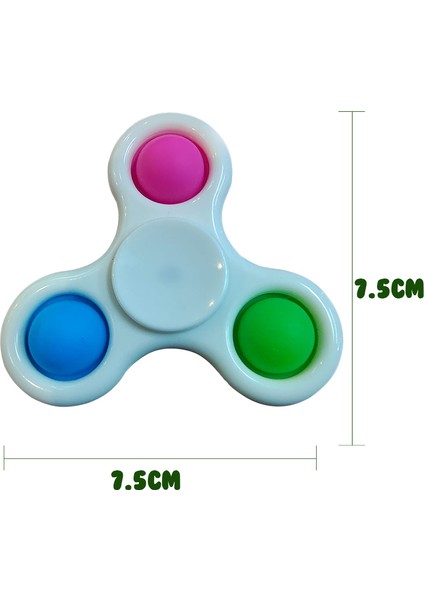 A-2 Tarzı Yetişkin Çocuklar Için Duyusal Oyuncaklar Için - Basınç Pop Fidget Oyuncak Yastıklı Anahtarlık Basit Dimple Balon Anahtarlık. (Yurt Dışından)
