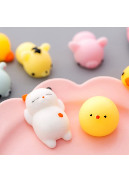 1 Adet Rastgele Gönderme Stili Sıkı Mange Renkli Sevimli Kedi Sıkma Mochi Yükselen Yumuşak Yapışkan Komik Hediye Oyuncak (Yurt Dışından)