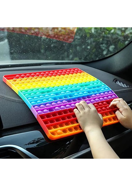 U Tarzı Yüksek Kaliteli 30 cm Boyutlu Pops It Parmak Oyuncağı Okul Çantası Askı Süsü Sıcak Satış Popit Topu Oyuncakları Popet - (Yurt Dışından) modelleri