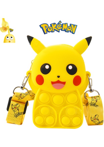 No.32 Tarzı Pokemon Pikachu Pop It Fidget Oyuncakları Silikon Cüzdan Sıkıştırılabilir Basma Kabarcık Anime Bozuk Para Cüzdanı Kız Çanta Noel Hediyeleri Çocuk (Yurt Dışından) fiyatları