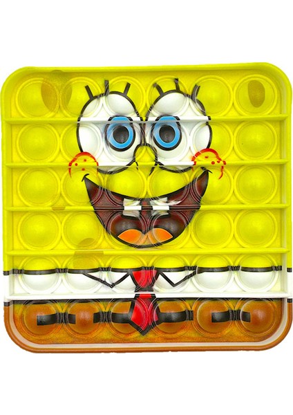 Sünger Bob Stili Sevimli Fidget Oyuncağı Baloncuk Patlatıcı Gökkuşağı Süngerbob Pokemon Pikachu Balon Çocuk Oyuncak Oyuncağı Oyuncak (Yurt Dışından)