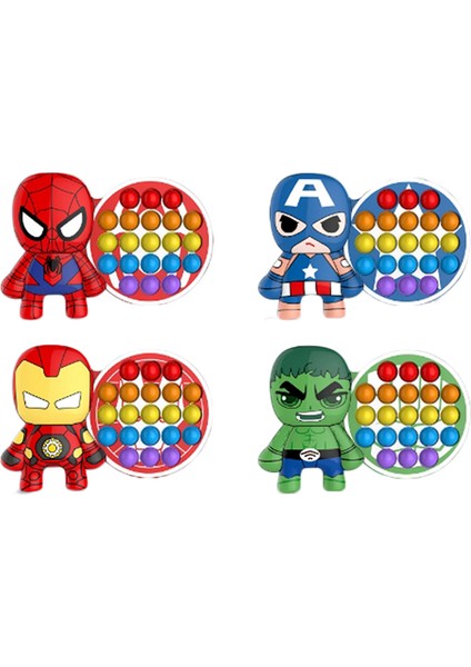 33-Gg-E Stili Pop It Fidget Anime Kawaii Pikachu Kaptan Pat Pops Fidget Oyuncak Itme Kabarcık Sıkma Duyusal Ihtiyaçları Erkek Oyuncak Hediye (Yurt Dışından)