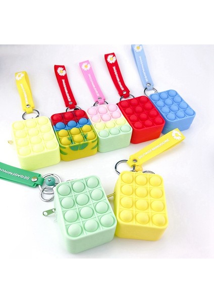 2000BL Tarzı Yeni Fidget Oyuncak Cüzdan Anahtarlık Şeklinde - Basın Balon Renkli Parmak Oyuncak Hediye Çocuklar Yetişkinler Için (Yurt Dışından) modelleri