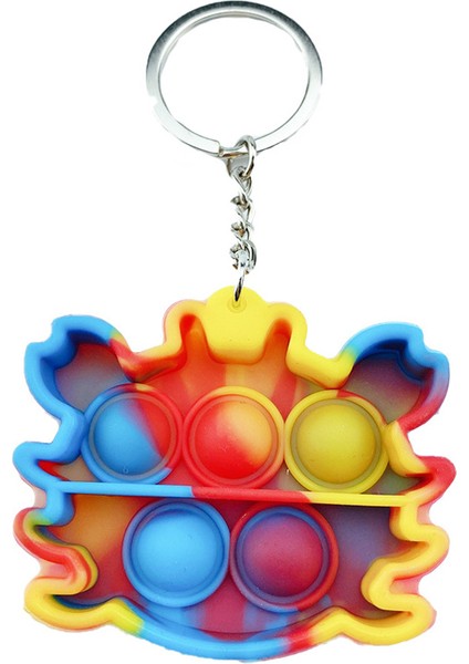 No.19 Tarzı Yeni Trend Fidget Oyuncak Sıkıştırılabilir Basit Dimple Silikon Anahtarlık Oyuncaklar Çocuklar Yetişkinler Için (Yurt Dışından)