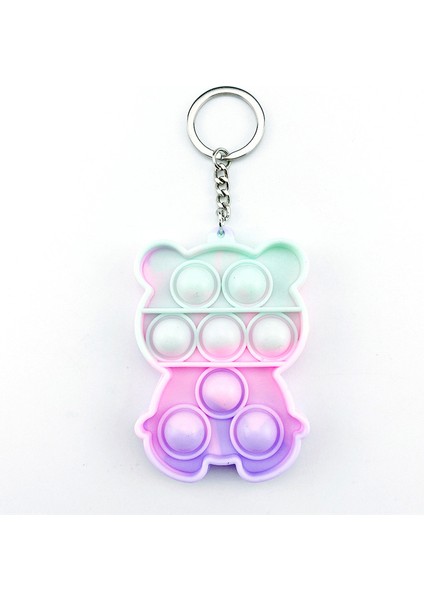 No.19 Tarzı Yeni Trend Fidget Oyuncak Sıkıştırılabilir Basit Dimple Silikon Anahtarlık Oyuncaklar Çocuklar Yetişkinler Için (Yurt Dışından) indirimleri