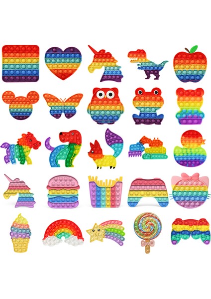 Macaron Bira Şişesi Stili Yeni Itme Kabarcık Fidget Oyuncakları Seti Yetişkinler Çocuklar Duyusal Sıkıştırma Oyuncakları- (Yurt Dışından) modelleri