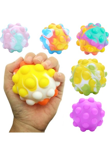 Yeşil Stil Yeni Popits 3D Topu Küp Gökkuşağı Topu Kawaii Oyun Oyunu Hava Oyuncakları Pioneer Yuvarlak Top Çocuk Için (Yurt Dışından) fiyatları