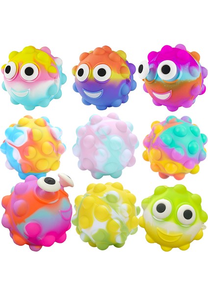 Yeşil Stil Yeni Popits 3D Topu Küp Gökkuşağı Topu Kawaii Oyun Oyunu Hava Oyuncakları Pioneer Yuvarlak Top Çocuk Için (Yurt Dışından) fırsatları