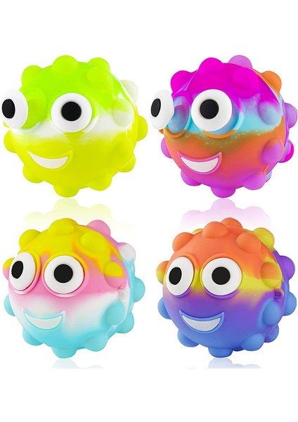 Yeşil Stil Yeni Popits 3D Topu Küp Gökkuşağı Topu Kawaii Oyun Oyunu Hava Oyuncakları Pioneer Yuvarlak Top Çocuk Için (Yurt Dışından) indirimleri