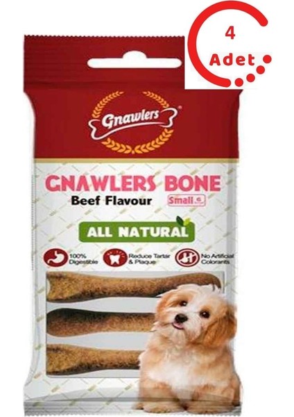 Köpek Ödül Kemiği Beef (Biftek) Flavour 6'lı Paket x 4 Adet