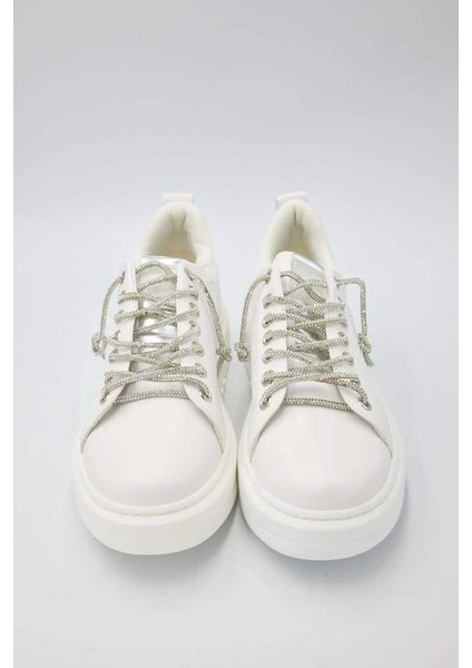 Krıste Bell 04 Beyaz Taşlı Ip Bağcıklı Kadın Sneakers Günlük Spor Ayakkabı modelleri