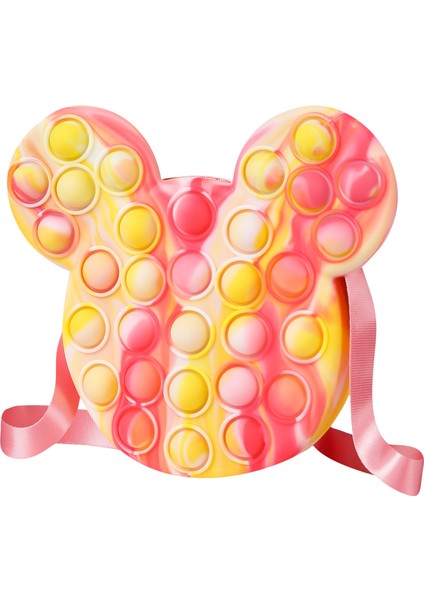 No.28 Stili Yeni Büyük Boy Parmak Oyuncağı Basma Kabarcık Popet Kolye Çanta Popp It Yetişkinler Çarkı Çocuklar - Поп Ит (Yurt Dışından)