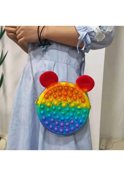 No.28 Stili Yeni Büyük Boy Parmak Oyuncağı Basma Kabarcık Popet Kolye Çanta Popp It Yetişkinler Çarkı Çocuklar - Поп Ит (Yurt Dışından) indirimleri