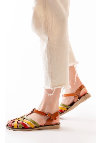 205-02 Multi Ortopedik Deri Kadın Sandalet fiyatları