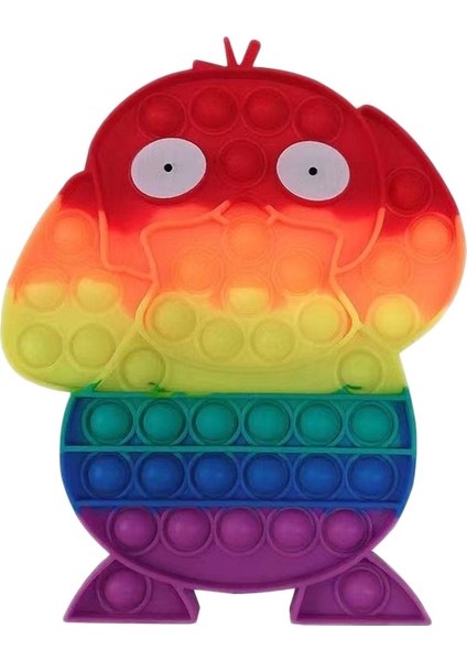 YJ761-XR-2 Stili Pop It Fidget Oyuncakları Gökkuşağı Charmander Charizard Pop Balon Popit Itme Dimple Squishy Silikon - Erkek Noel Oyuncak Hediyesi (Yurt Dışından)
