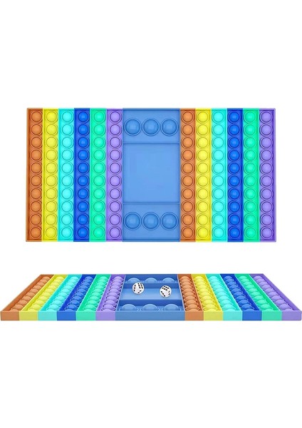No.46 Tarzı Büyük Boy Fidget Oyuncağı Xxl Kareli Dama Tahtası Ittirme Kabarcık Popite Duyusal Oyuncağı Ebeveyn-Çocuk Zamanı - Oyuncağı (Yurt Dışından) modelleri