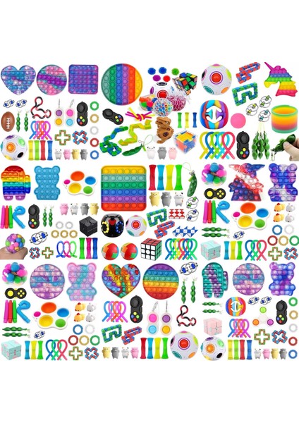 Y Tarzı 100 Tasarım Fidget Oyuncak Set Kutusu Duyusal Fidget Oyuncaklar Paketi Çocuklar Yetişkinler Için Çözme Oyuncakları Fidjets Oyuncak Paketi Антистресс Sıcak (Yurt Dışından)