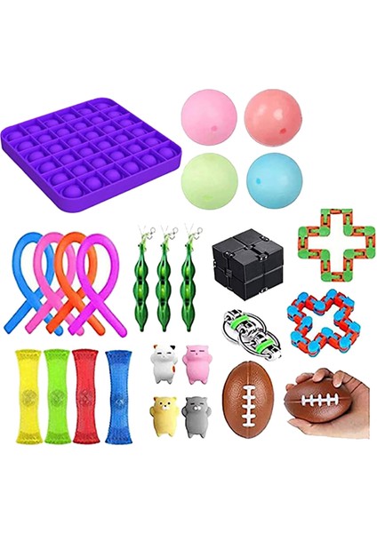 Y Tarzı 100 Tasarım Fidget Oyuncak Set Kutusu Duyusal Fidget Oyuncaklar Paketi Çocuklar Yetişkinler Için Çözme Oyuncakları Fidjets Oyuncak Paketi Антистресс Sıcak (Yurt Dışından)