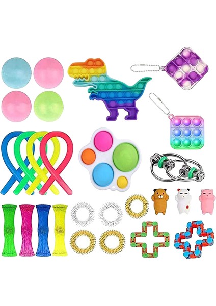 Y Tarzı 100 Tasarım Fidget Oyuncak Set Kutusu Duyusal Fidget Oyuncaklar Paketi Çocuklar Yetişkinler Için Çözme Oyuncakları Fidjets Oyuncak Paketi Антистресс Sıcak (Yurt Dışından)