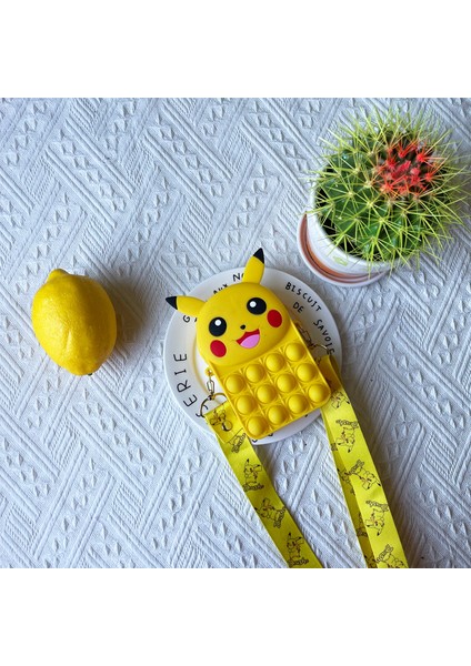 No.1 Tarzı Pokemon Pikachu Pop It Fidget Oyuncakları Silikon Cüzdan Sıkıştırılabilir Basma Kabarcık Anime Bozuk Para Cüzdanı Kız Çanta Noel Hediyeleri Çocuk (Yurt Dışından)