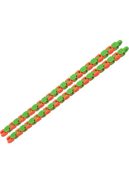 3turuncuyeşil Stil Yeni 48 Düğüm Çılgın Yollar Zincir Oyuncak Çocuklar ve Yetişkinler Için Hediye Sensörü Oyuncaklar (Yurt Dışından)